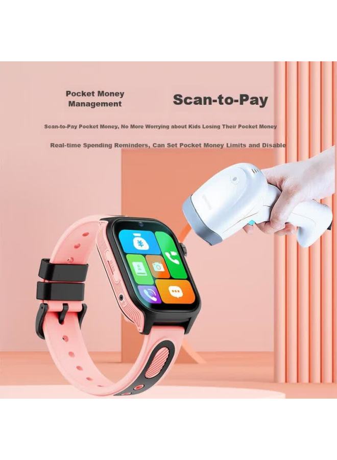 Ozing 4g Kids Phone Watch With Large Screen, Sim Card Compatible, Nationwide Network, Precise Positioning, Video Smarch For Students And Teens - Image 3