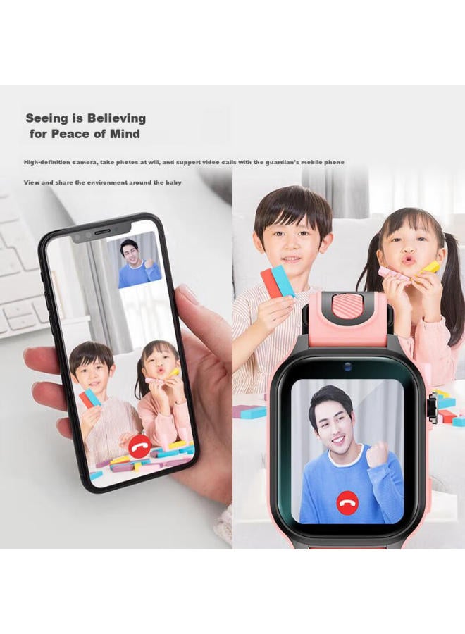 Ozing 4g Kids Phone Watch With Large Screen, Sim Card Compatible, Nationwide Network, Precise Positioning, Video Smarch For Students And Teens - Image 4