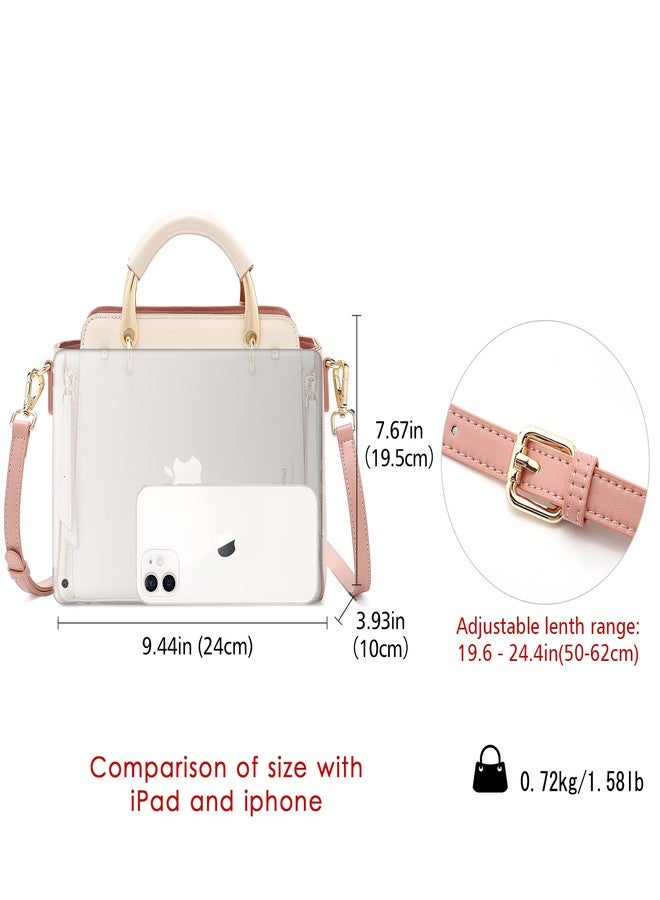 LAORENTOU Cowhide Leather Women Crossbody Handbag Satchel Style Purse Classic and Stylish for Ladies（White） - Image 4