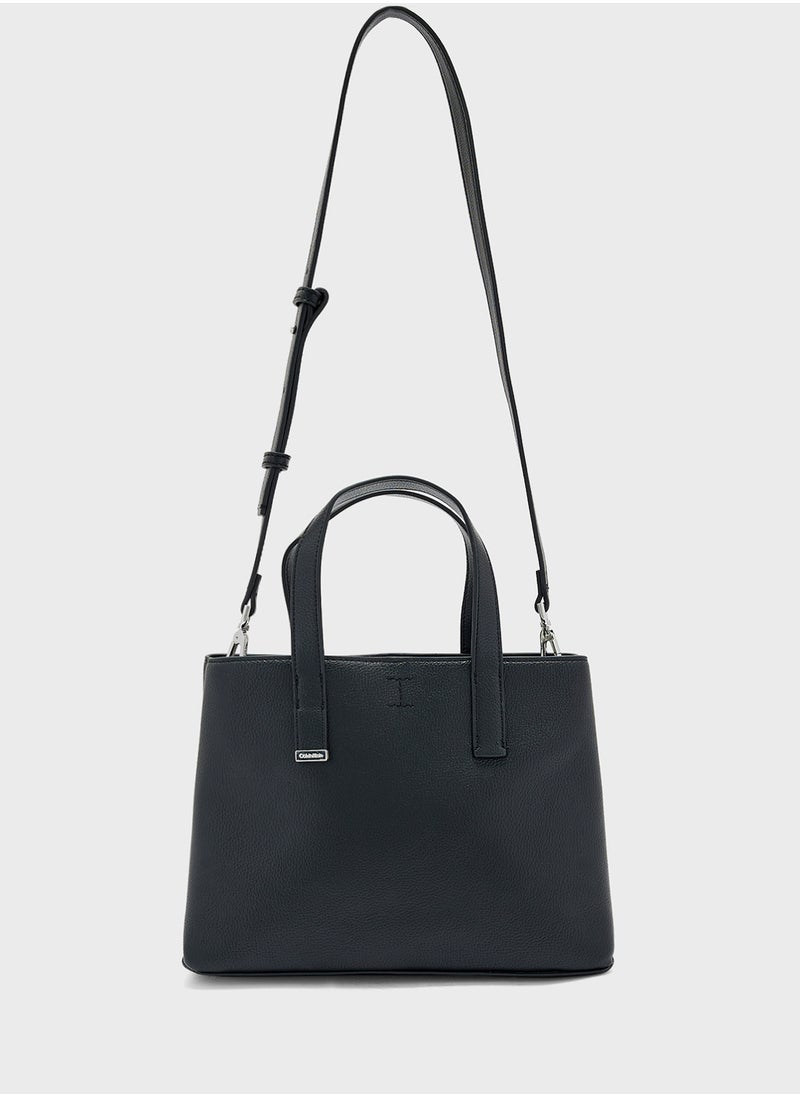 CALVIN KLEIN Plaque Small Tote  - Image 2