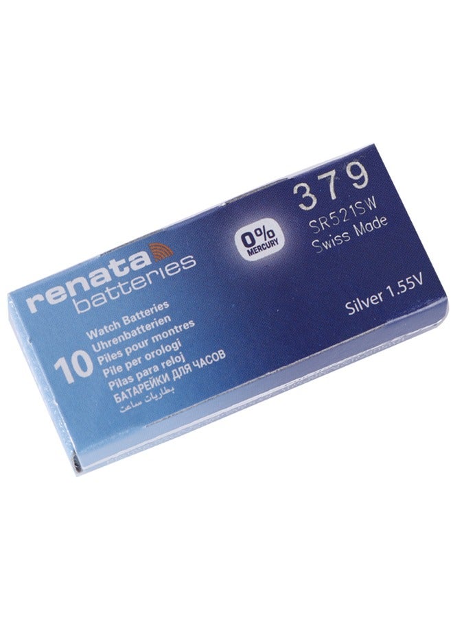 1 X Renata Watch Battery 0% Mercury Silver Oxide 370 (SR920W - Foto 9