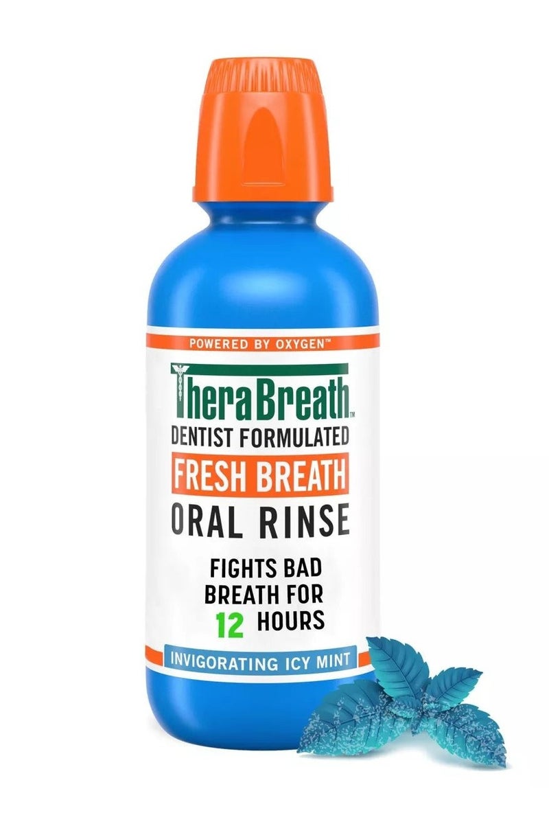 ثيرابريذ غسول فم منعش بنكهة النعناع المثلج 473 مل