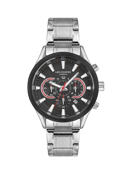 Men's Multi Function Black Dial Wrist Watch - LC07417.350