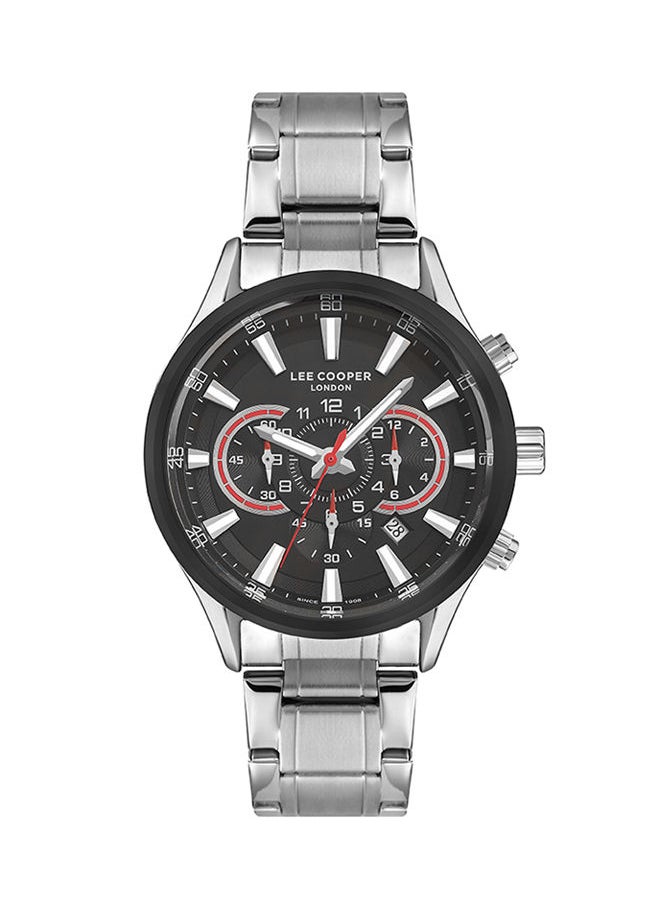 Men's Multi Function Black Dial Wrist Watch - LC07417.350