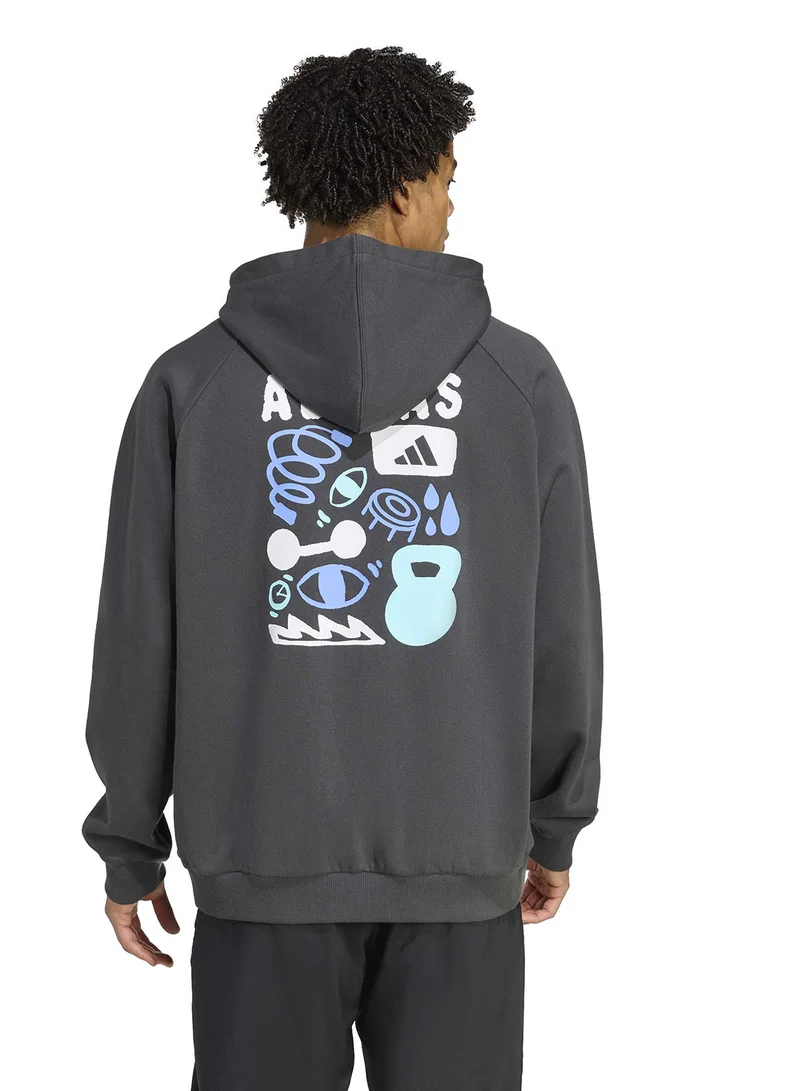 Adidas Power Graphic Hoodie