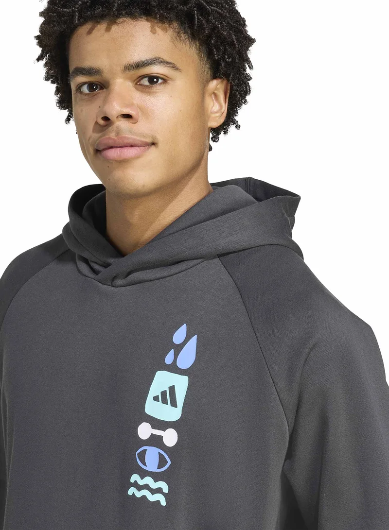 Adidas Power Graphic Hoodie