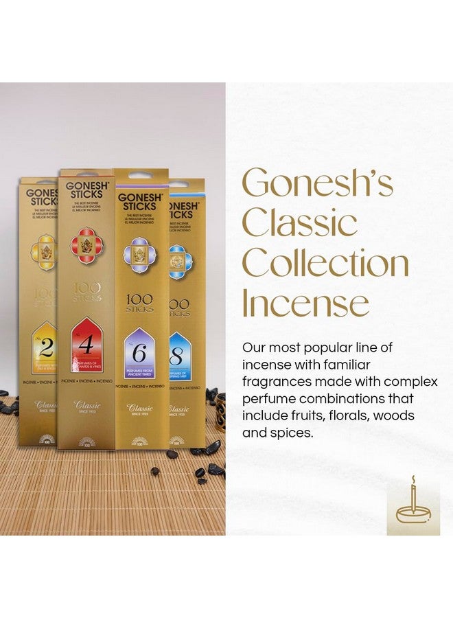 Gonesh - Classic Collection - Non-Toxic 10” Slow Burn Fruit & Floral Aromatic Sticks - No. 4-100 Pack - Image 4
