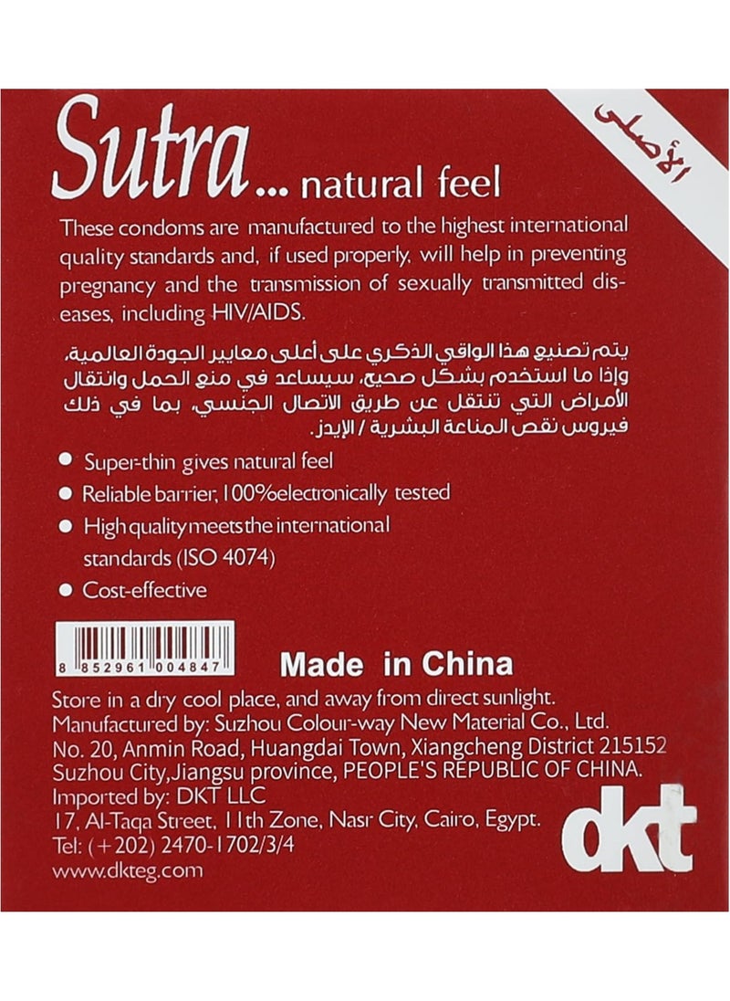 SUTRA Sutra Classic Condoms - 3 Pcs - 8 Packages  - Image 3
