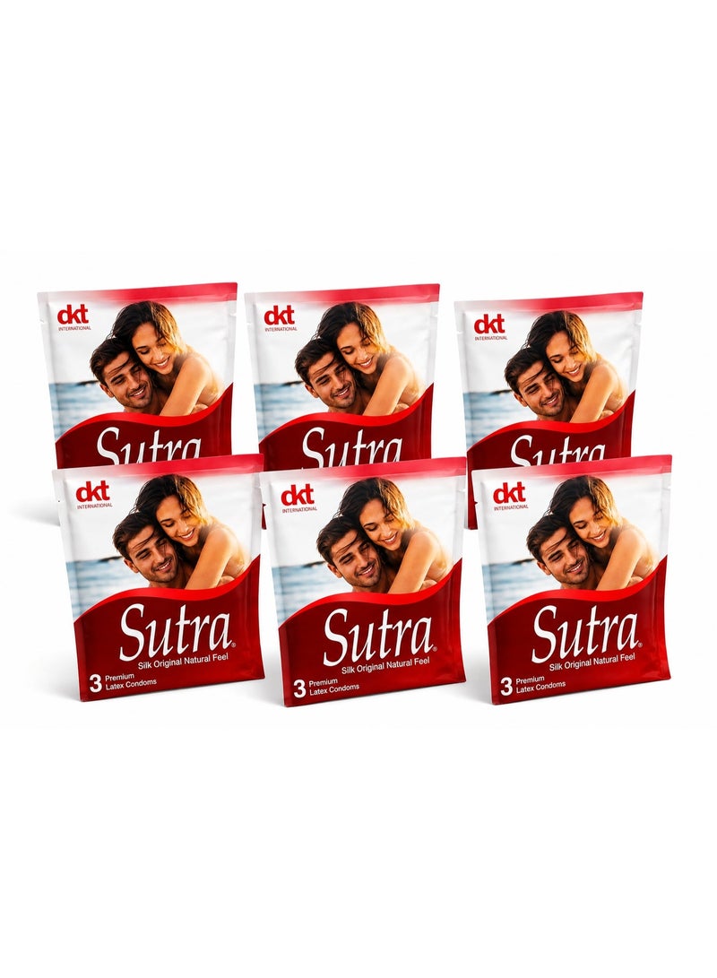 Sutra Classic Condoms - 3 Pcs -6 Packages