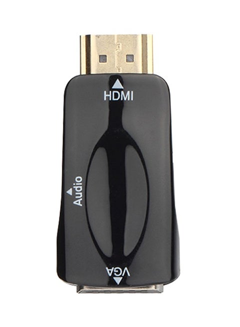 HDMI To VGA Converter Adapter With Audio Cable