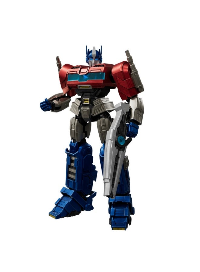 Blokees Transformers ONE Optimus Prime Model Kit | AE04 Orion Pax Action Edition with 272 Pieces, LED Chest, Energon Axe, Blaster & Display Base | Collector Figure for Ages 14+ - Image 1