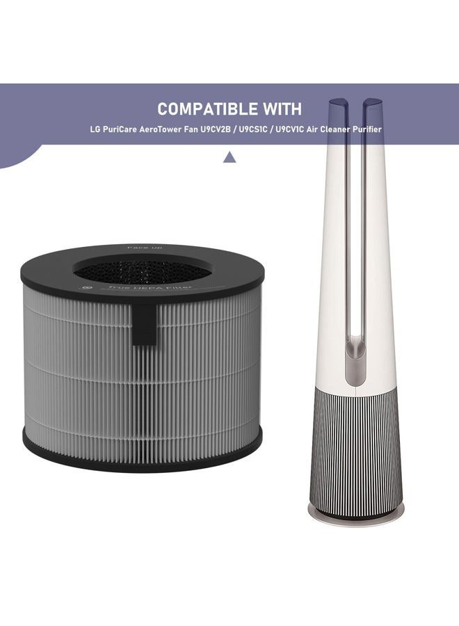 Ontheone U9CV2B HEPA Filter Replacement Compatible with LG PuriCare AeroTower Fan U9CV2B / U9CS1C / U9CV1C Air Cleaner Purifier, 3-in-1 True HEPA Filter Replacement,1 Pack - Image 4