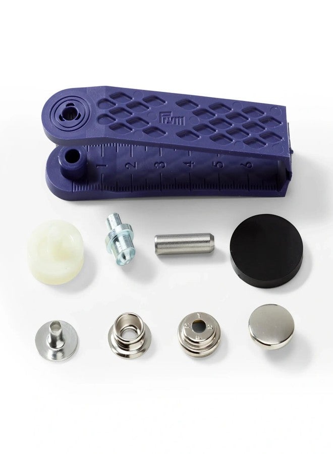 Prym Sport 15 mm Silver with Tools 10pc - Image 2