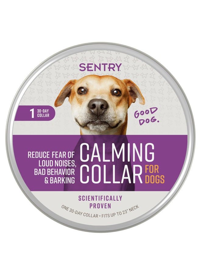 Sentry Dog Calming Collar for Dogs - Stress-Relief, Purple, 1 Count, All Breeds, Pheromone-Based Calming Effect - Image 1