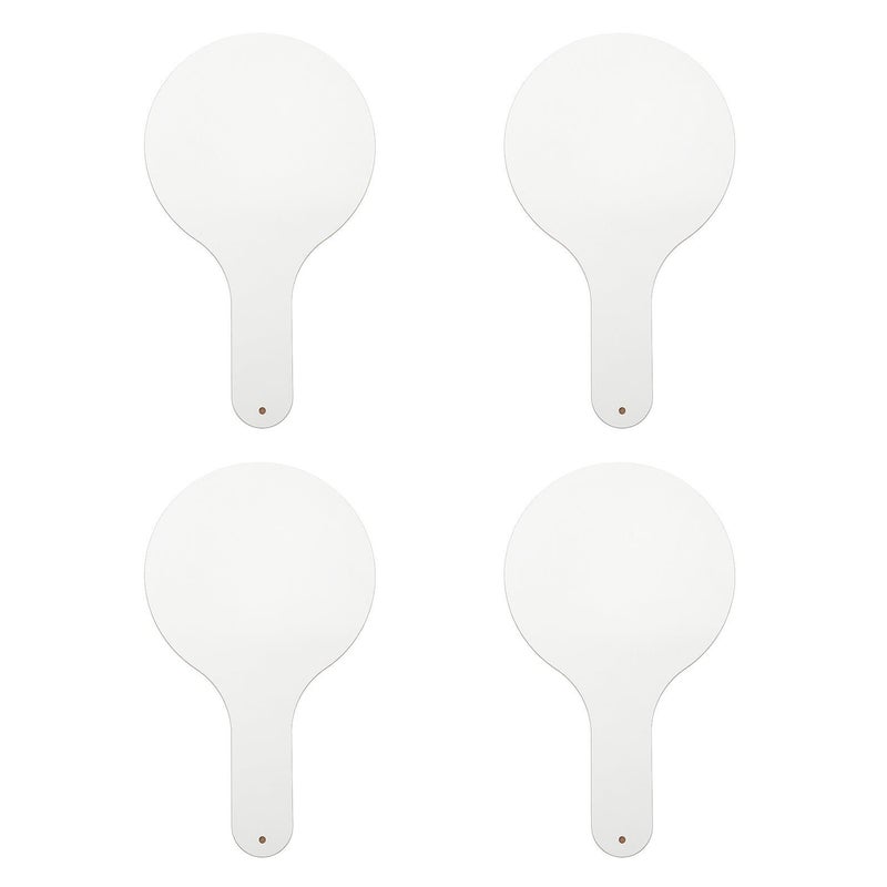 4Pcs Portable Double Sided Dry Erase Whiteboards With Handle And Safe Rounded Edges - Image 2