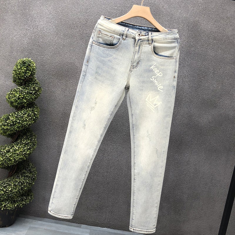 Unisex Classic Denim Jeans Loose Fit Daily Outdoor Wear - Image 4
