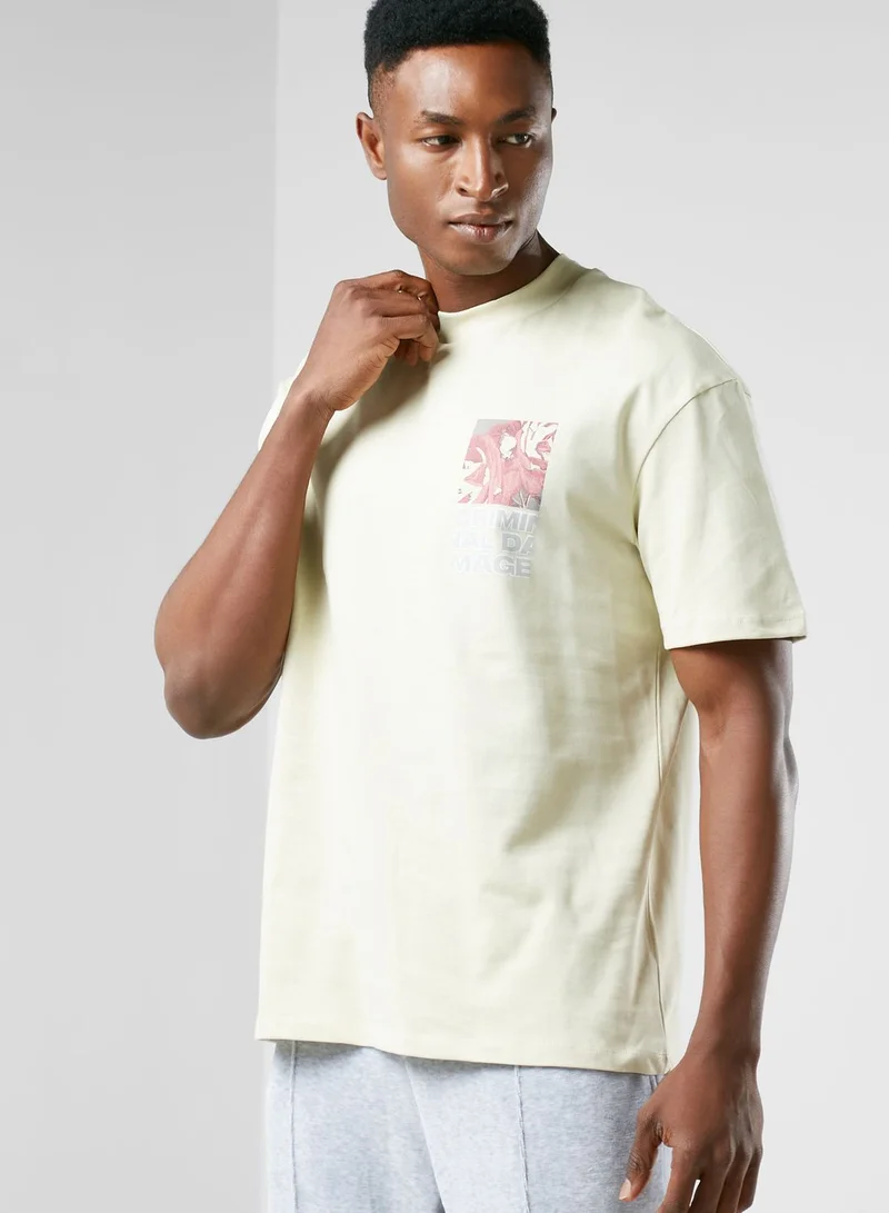 CRIMINAL DAMAGE Butterfly Rose T-Shirt