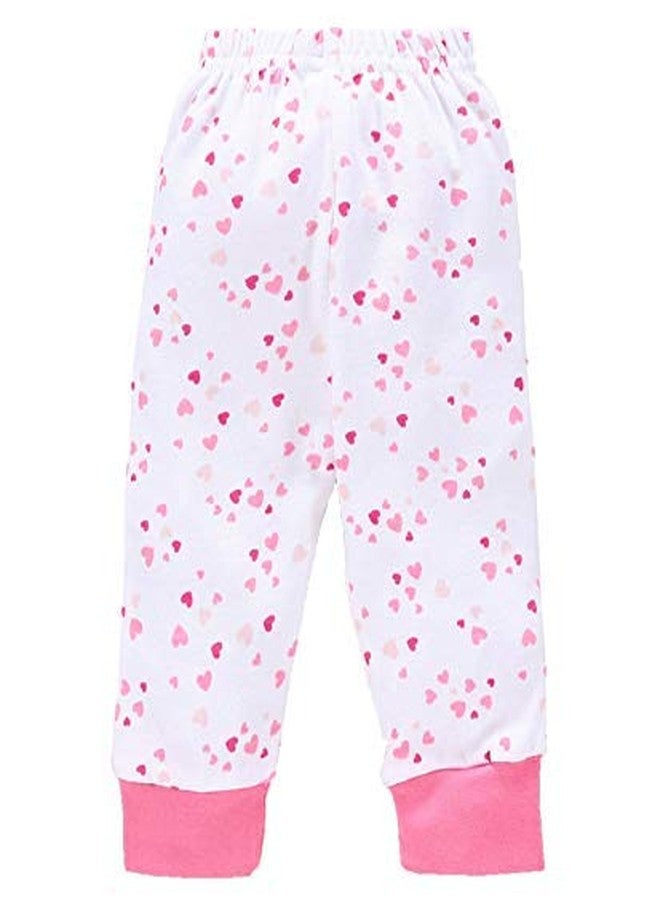 Magic Town Baby Cotton Pajama Pants with Rib Unisex's (Pack of 4) (Pink, 2-3 Years) - Image 4