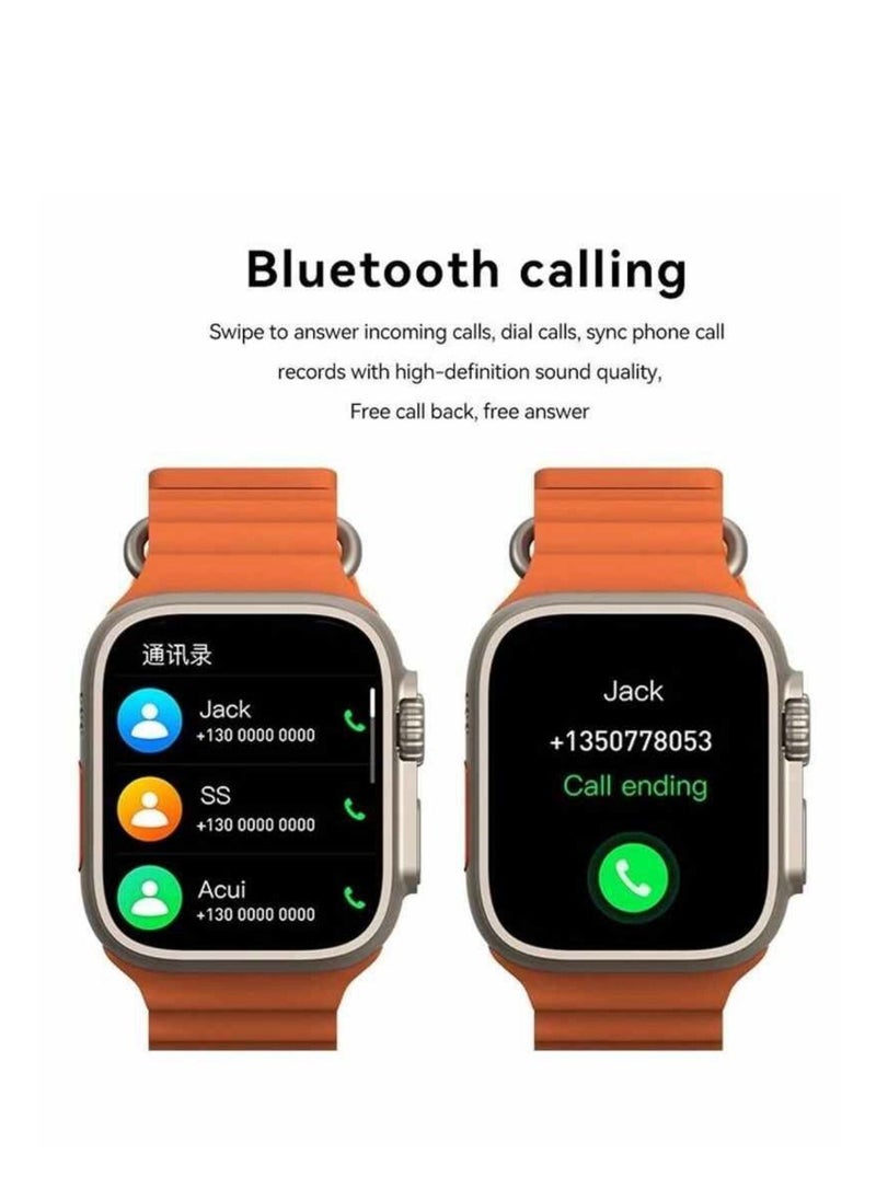 JOROBO - Watch X8 Ultra Smart Watch Series 8 49mm NFC Body Temperature Monitor Bluetooth Call Wireless - Image 1