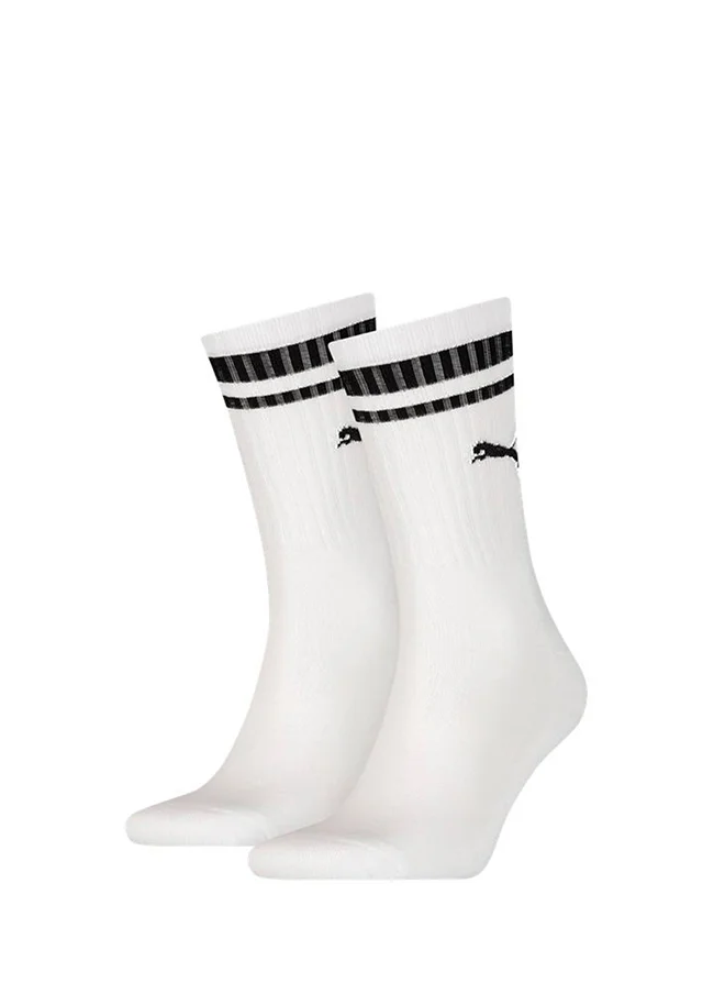 PUMA 2 Pack Heritage Crew Socks