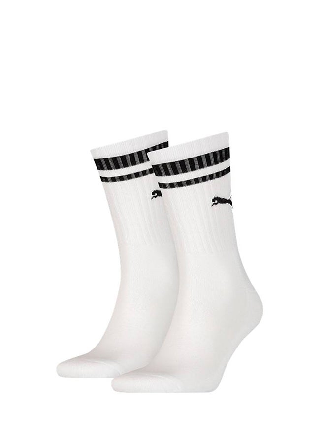 PUMA 2 Pack Heritage Crew Socks 
