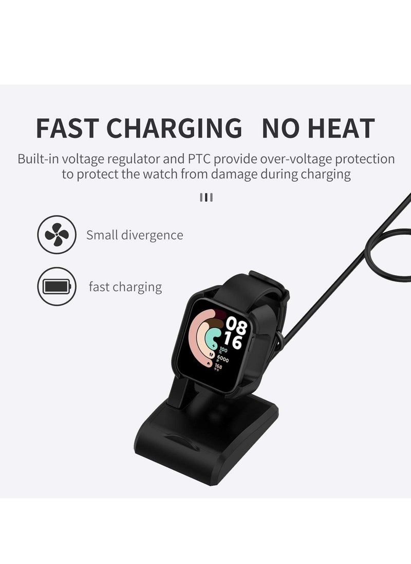 Generic - Stand Charger Compatible with Xiaomi Watch Mi Watch Lite Global Version and Redmi Watch Portable Charging Stand 3.3ft - Image 1