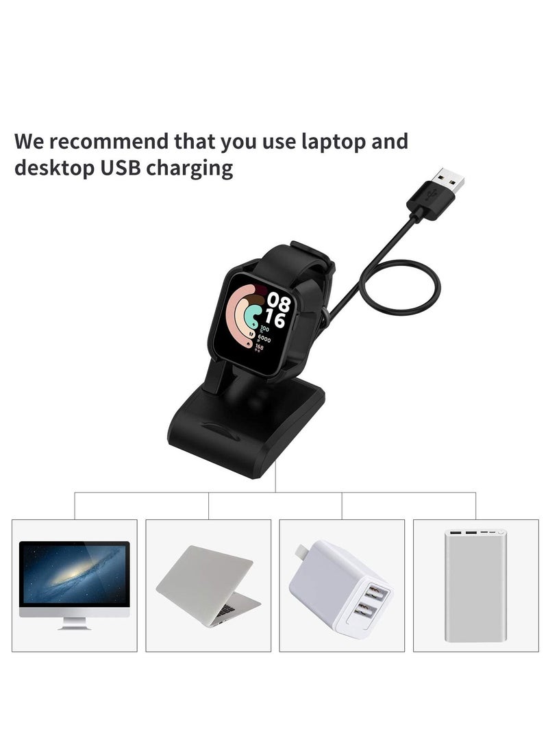 Generic - Stand Charger Compatible with Xiaomi Watch Mi Watch Lite Global Version and Redmi Watch Portable Charging Stand 3.3ft - Image 1