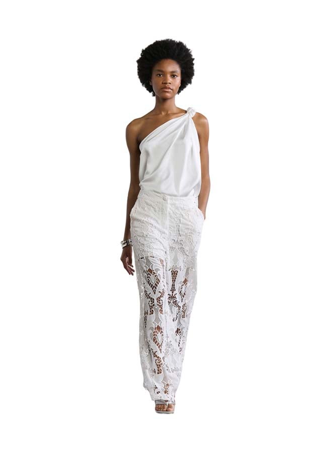 BSB Trousers with cutwork and crochet lace - Image 1