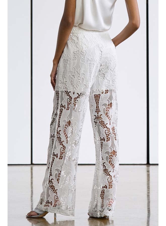BSB Trousers with cutwork and crochet lace - Image 4