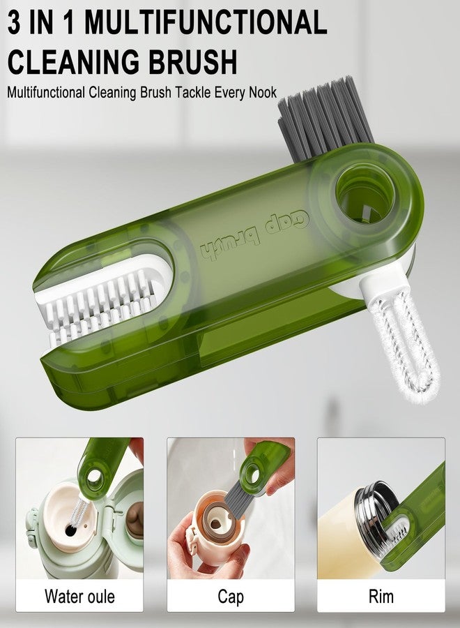 Vanjua 3 in 1 Cup Lid Gap Cleaning Brush Set, Multifunctional Bottle Cleaning Tools, Mutipurpose Tiny Cup Holder Cleaner, Home Kitchen Crevice Brush Tools - Image 3