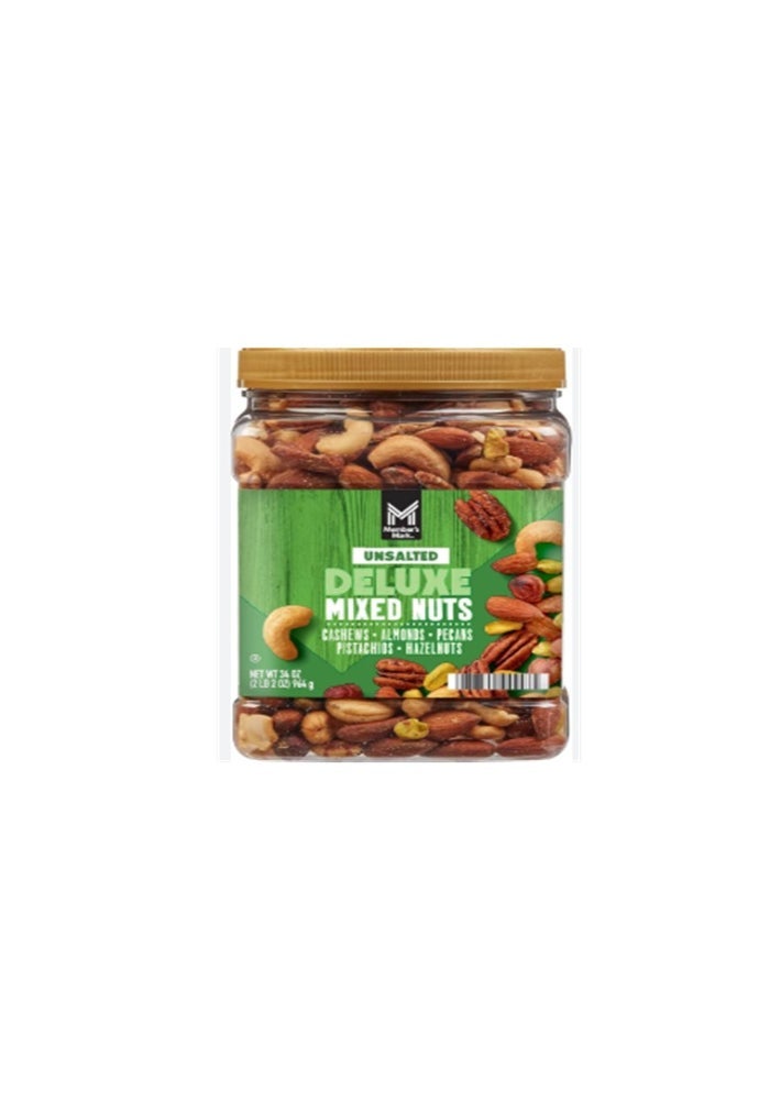 Mixed Nuts, Unsalted - 964g, United States