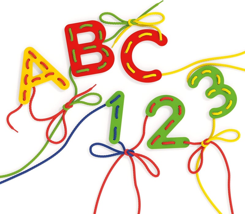 كيرسيتي مجموعة كويرسيتي لربط الحروف والأرقام ABC و 123 للأطفال - Image 3