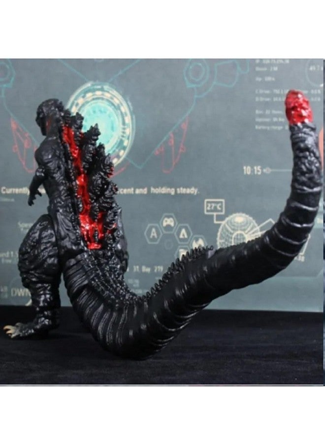 De-Lite Super Saver Combo Pack Premium King of Monsters Vinyl Plastic PVC Action Figures Movie Collectible Toys (Shin Godzilla v/s Red Godzilla, Size 15cm) - Image 4