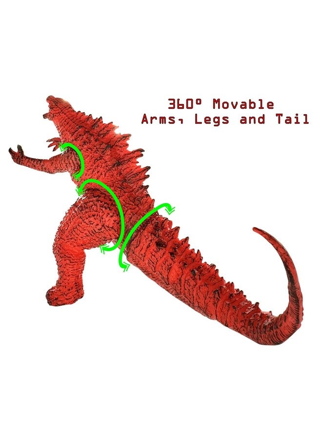 De-Lite Super Saver Combo Pack Premium King of Monsters Vinyl Plastic PVC Action Figures Movie Collectible Toys (Shin Godzilla v/s Red Godzilla, Size 15cm) - Image 5