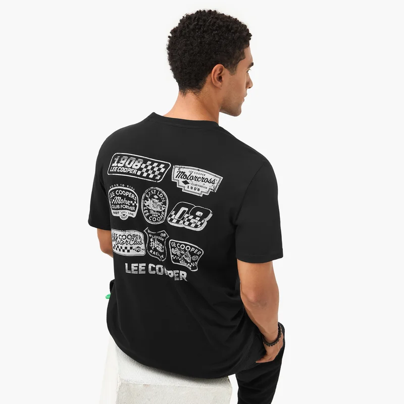 Lee Cooper Lee Cooper Logo Detail Crew Neck T-shirt