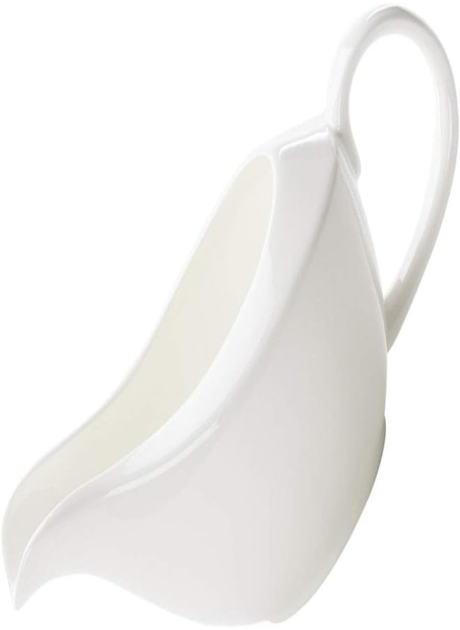 AKDC Cabilock Mini White Ceramic Creamer With Handle Gravy Sauce Boat Small Coffee Milk Creamer Jug Pitcher Kitchen Sauce Cup With Pouring Spouts  - Image 4