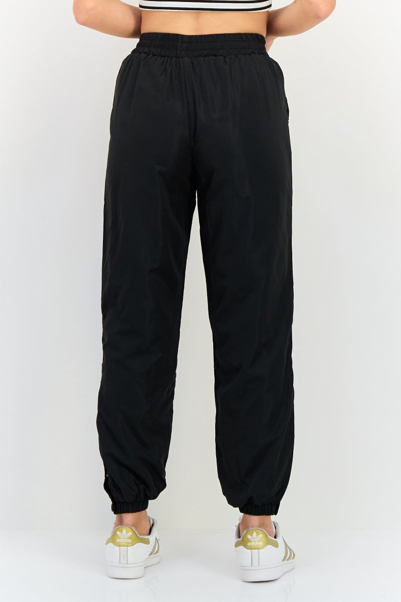 FOREVER 21 Women Regular Fit Solid Jogger Pants, Black - Image 3