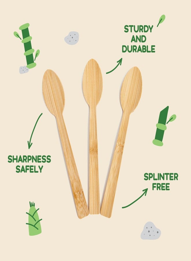 Bamboware - Bamboo Cutlery Spoon Bulk Package 100 Pieces - Image 4