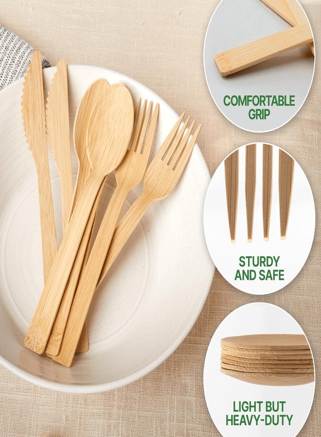 Bamboware - Bamboo Cutlery Spoon Bulk Package 100 Pieces - Image 3