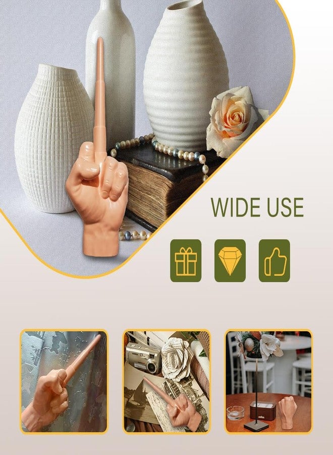 TAROTKIN 3D Collapsing Middle Finger, 2 pcs Collapsible Middle Finger Gifts, Fun and Realistic Design, Hilarious Prank, A Hilarious Gag Gift, White Elephant - Image 3