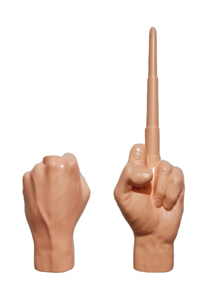 TAROTKIN 3D Collapsing Middle Finger, 2 pcs Collapsible Middle Finger Gifts, Fun and Realistic Design, Hilarious Prank, A Hilarious Gag Gift, White Elephant - Image 1