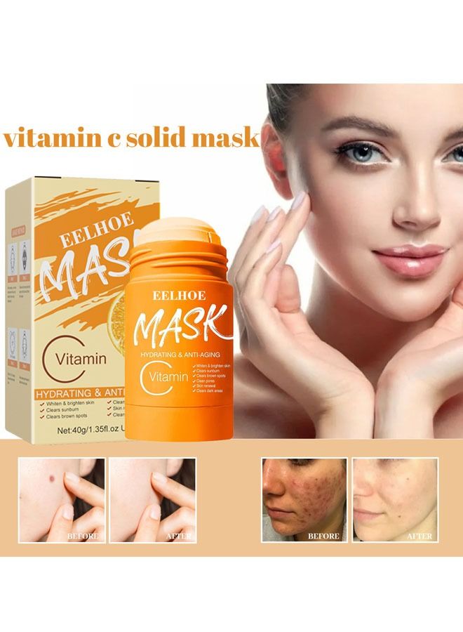 EELHOE قناع الوجه الصلب المرطب والمرطب بفيتامين سي - Image 2