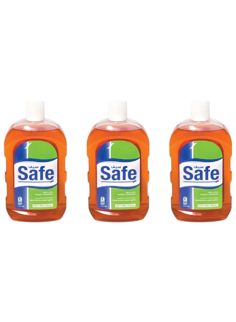 General multi-use disinfectant and sterilizer, 3 packs * 500 ml