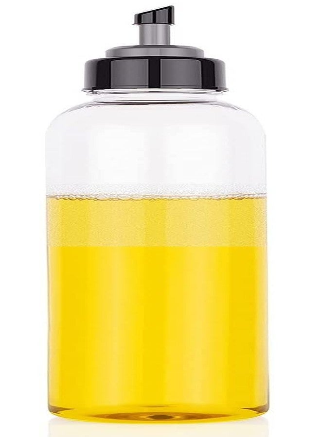 XML Food-Grade Plastic 1 litres Oil Dispenser bottle for Cooking, Easy Flow Oil and Vinegar, Oil Pourer, Liquid Dispenser, Transparent, Unbreakable (PACK OF -1), clear, transperant, standard (XODP) - Image 1