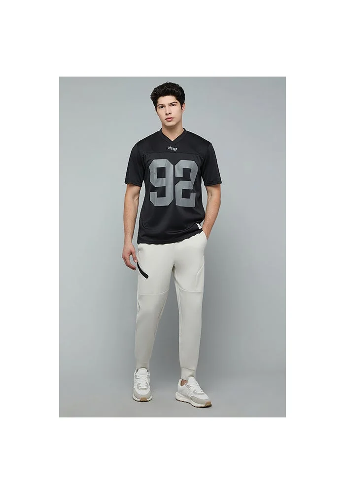 R&b Solid Joggers with Drawstring Waist