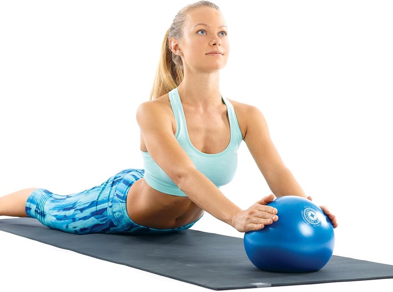 STOTT PILATES Merrithew Mini Stability Ball - Small (Blue) for Pilates and Fitness - Image 3