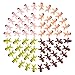 Lamoutor 200 Pieces Mini Plastic Babies Mixed Race For Baby Shower Party Favor Supplies Ice Cube Game Party Decorations 1 Inch Dark Brown Latin Pink Green - Image 4