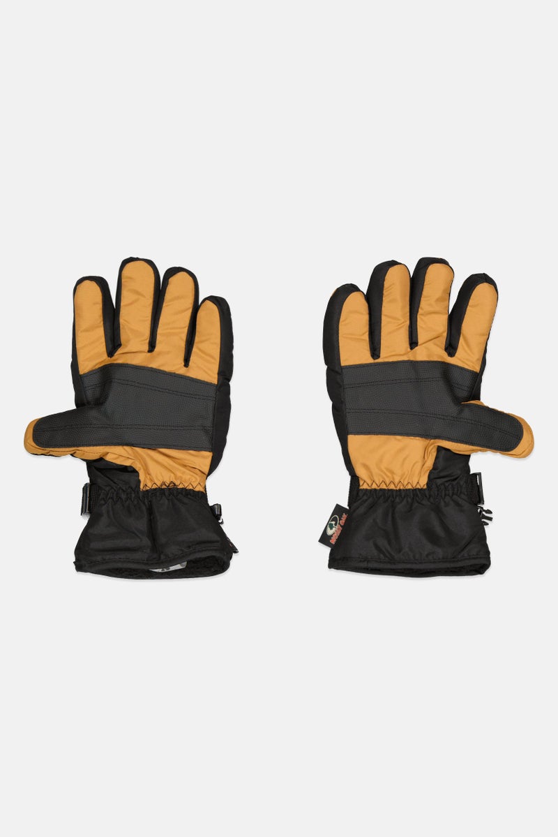 Mossy Oak Men 1 Pair Two Tone Gloves, Black - Image 2
