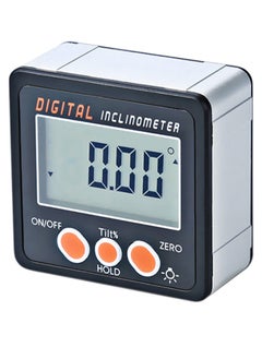 Generic Electronic Protractor Level Measurement Digital Inclinometer Silver/Grey/Black 