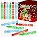 Leetous Bulk Christmas Giveaways for Toddlers 200 Pack Xmas Mini Bubbles Toys Gifts Party Favor Supplies Bulk for Kids Goody Treat Bag Stocking Stuffer Filler Preschool Prizes Activities for Boys Girls - Image 2